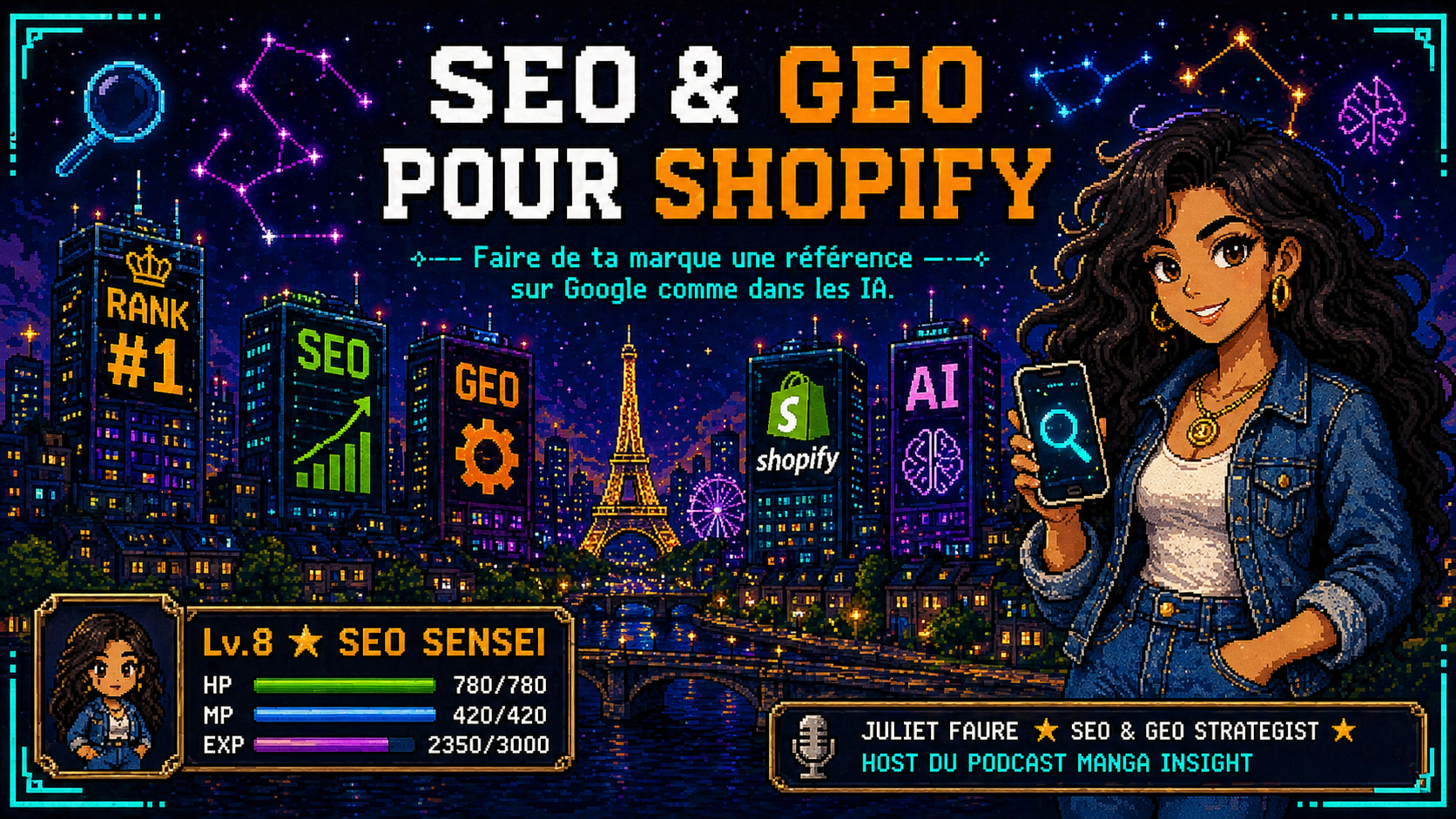 Juliet Faure, SEO Sensei pour Shopify